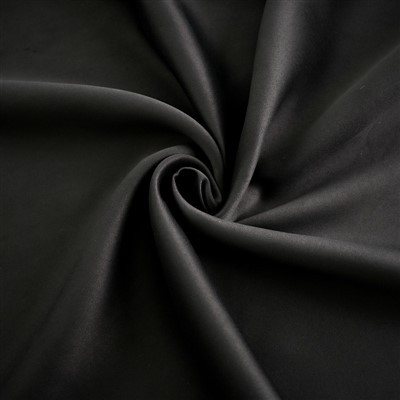 Cùirtearan leth-dhubh dubh domhainn aodach cùirtearan polyester