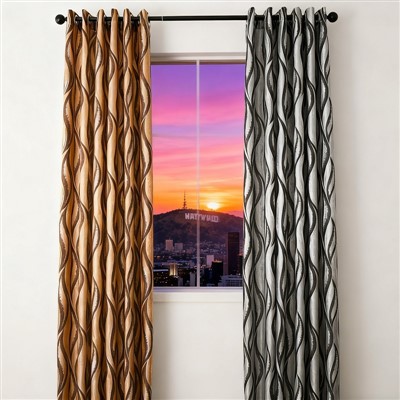 Cùirtear Jacquard Cationic Wavy Ùr-nodha agus sìmplidh